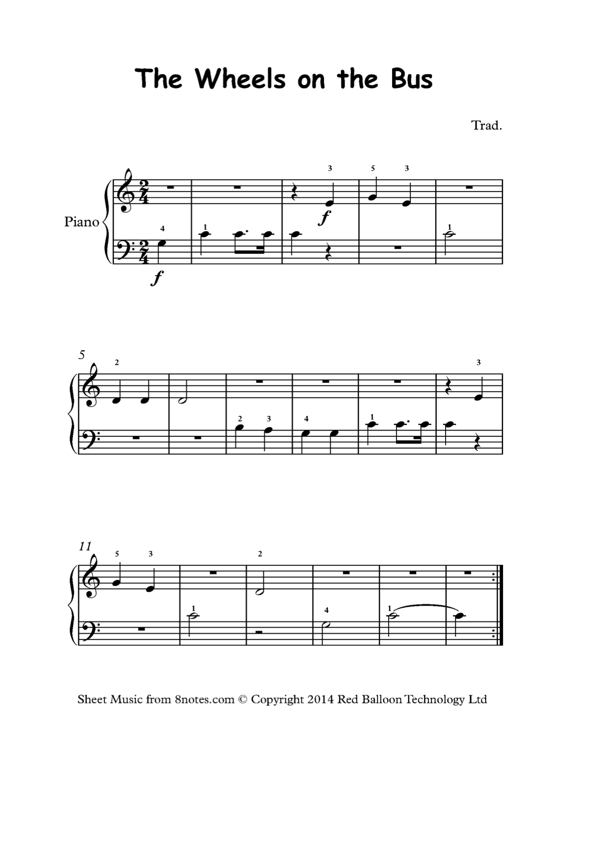 Ongebruikt Eenvoudige kinderliedjes op de piano RC-89